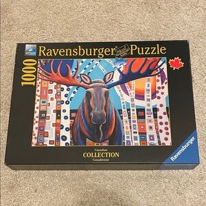 Ravensburger Vibrant “Winter Moose” Puzzle
